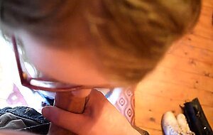 Ffezine, pov wank on titties and hand job