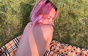 Lil karina, took an asian girl to the mountains and fucked her on a picnic