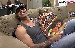 Cuckold fuckers, honey milf sucks a huge cock then lets it into her tight pussy