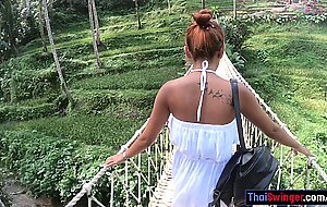 Big round ass thai gf licked and fucked