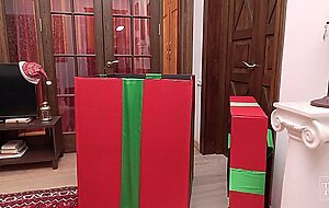 Jadilica, the christmas elf has her holes ready for you
