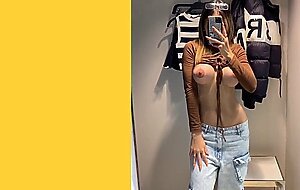 Milipilisex420, first time sucking dick and fucking in fitting room | shopping | public argentina