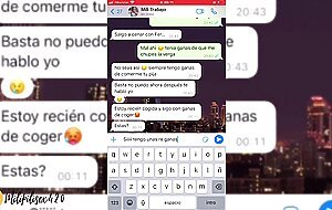 Milipilisex420, pendeja puta me hace acabar masturbandose con el cornudo del novio al lado