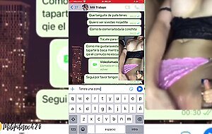 Milipilisex420, pendeja puta me hace acabar masturbandose con el cornudo del novio al lado
