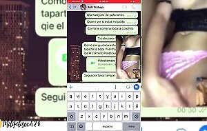 Milipilisex420, pendeja puta me hace acabar masturbandose con el cornudo del novio al lado