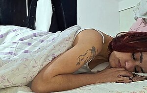 Renatasurtada, stepfather visits his stepdaughter's room and bed and leaves her full of cum!