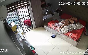 Colombian girl wakes boyfriend with BJ and fucks him 1904