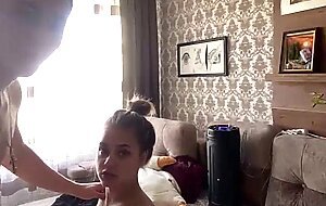 Horny teen get load of cum after blowjob and hard pounding live at sexycamx