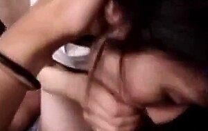 Korean Amateur Gives a Blowjob and Swallows