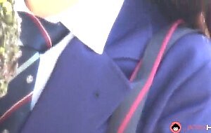 Tomomi motozawa in school uniform sucks a classmate