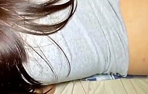 Stepdad plays with stepdaughter's tight asshole while she chats with her boyfriend on cell