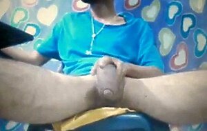 Huge Cock Latin Amateur Shoots a Heavy Load