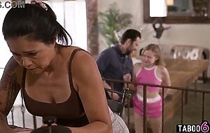 Swapped family teen coco lovelock fucked by husband in front of wife