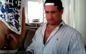 Neighbor's Big Cock Blowjob and Facial