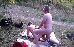 Bareback Gay Couple's Adventure at Birkensee Lake