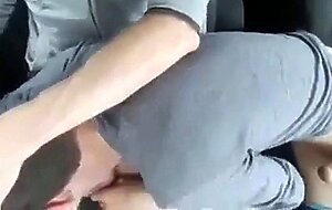 Big Cock Blowjob in the Car at a Public Park