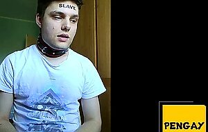 Anal Chastity: Ass-to-Mouth BDSM with a Twink Amateur