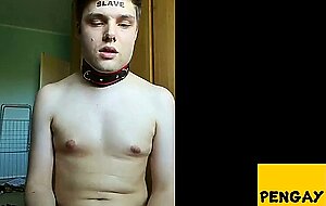 Anal Chastity: Ass-to-Mouth BDSM with a Twink Amateur