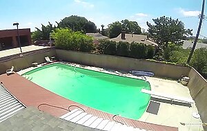 Picked up blonde with big tits gets taken to her home and vigorously dicked down