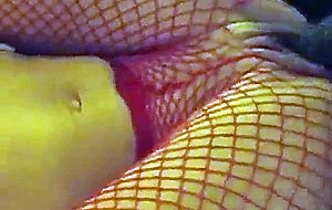 White slut fucked by bbc in her fishnet stockings