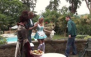 Jodi James and Stacey Saran Cosplay Cunts Getting Fucked Two At A Time By Strangers