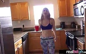 Teen real hot gf (lily rader) on cam in hard sex action movie-20