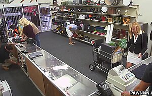 Blonde milf banged in the pawnshop - xxx pawn
