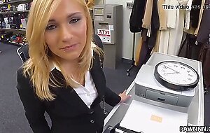 Blonde milf banged in the pawnshop - xxx pawn