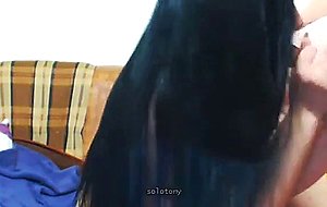 Busty milf sucking cock then facial