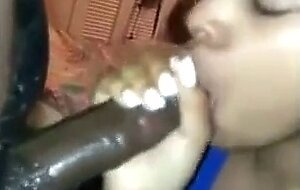 A1 Sloppy Top: Interracial Blowjob