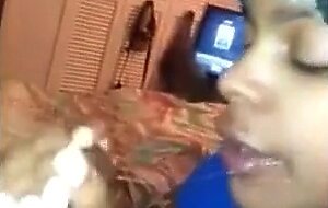 A1 Sloppy Top: Interracial Blowjob