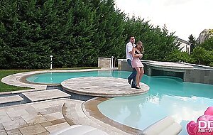 Insatiable teen Tiffany Tatum ass licked while fingering her horny pussy