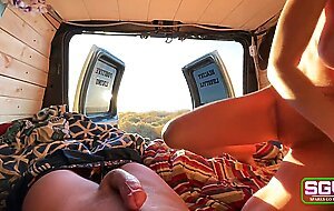 Sparks Go Wild in the Lady Layer Vanlife!