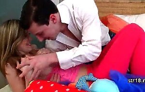 Amateur teen couple great sex