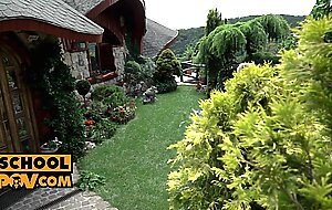 POV - Pleasuring the sexy slutty exchange student Freya Dee