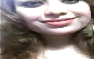 Masturbating