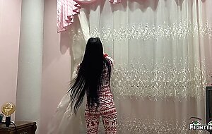 Christmas alone with StepMom part 1. Search for decorations for the Christmas tree. Creampie