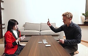 Self-confident Yumeko Jabami was defeated and fucked right on the table! Crazy Excitement, anime, he