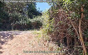 Milf with big tits sucks an unknown guy at the public park and she receives a huge facial - ENG SUB