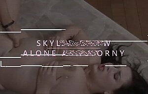 Karups - Lonely busty coed Skylar Snow Masturbates