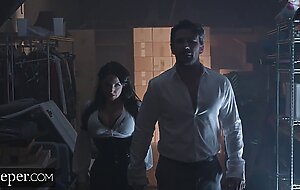 Deeper. Angela White Lures Each Man In to Take Their Turn