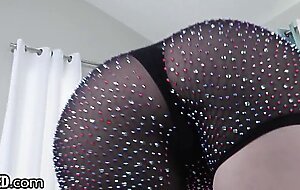 Throated - Busty Brooke Beretta Shows Off Cock Sucking Lips