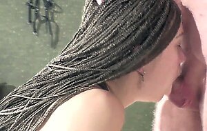 Fit teen gets fucked ass to mouth and takes messy facial cumshot. mia bandini