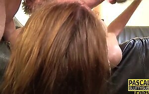 Dominated teen slut gets throated and fucked