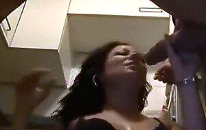 Teen kitchen anal sex