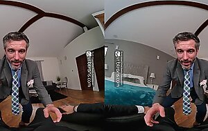VRB Trans Naughty secret fuck before wedding with busty TGirl Brittney Kade VR Porn