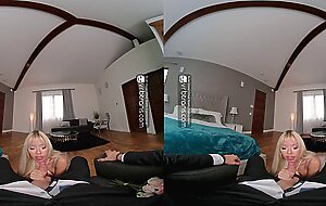 VRB Trans Naughty secret fuck before wedding with busty TGirl Brittney Kade VR Porn