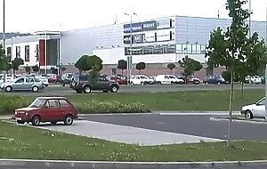 Teen in hot public threesome