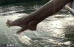 FootsieBabes Dipping My Feeties in the River