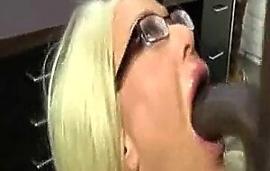 Big black bull for hot blonde cougar
